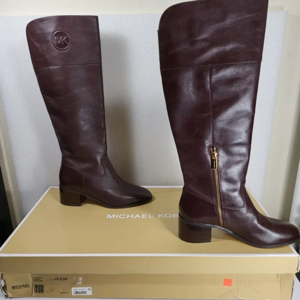 Michael Kors Women's Leather Dylyn Barolo SIZE-9.5- M - Picture 6 of 8